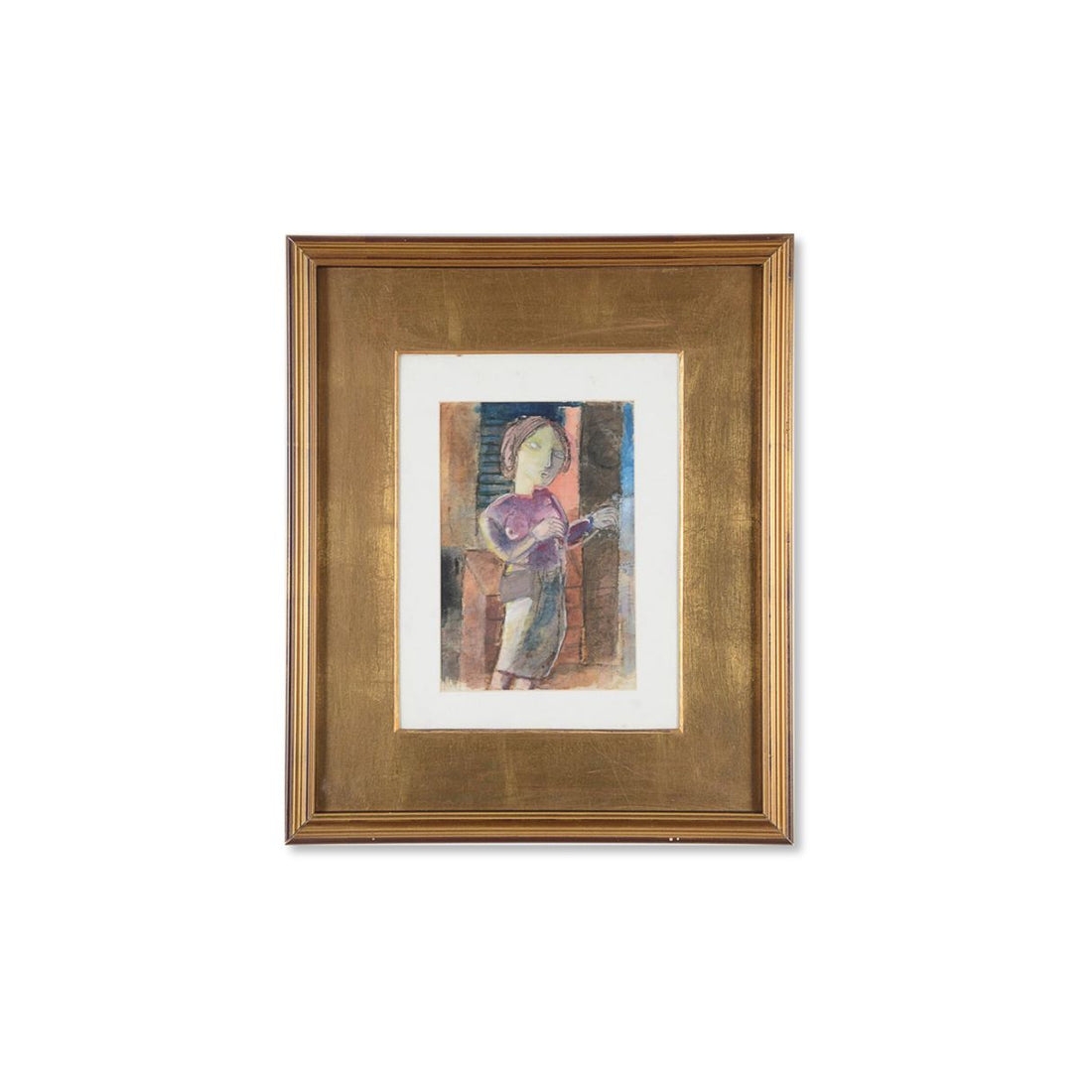 Lasar Segall, Figura com Vestido Roxo 