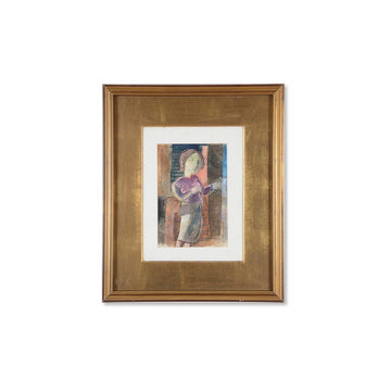 Lasar Segall, Figura com Vestido Roxo 