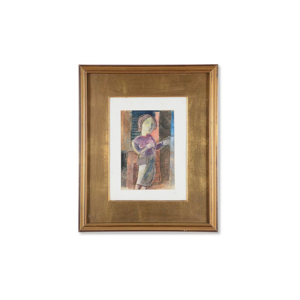 Lasar Segall, Figura com Vestido Roxo 