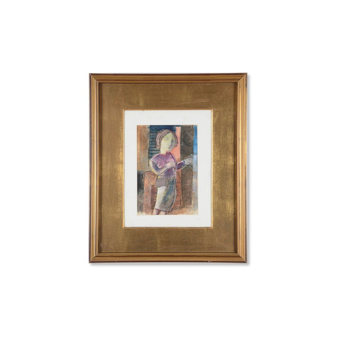 Lasar Segall, Figura com Vestido Roxo 