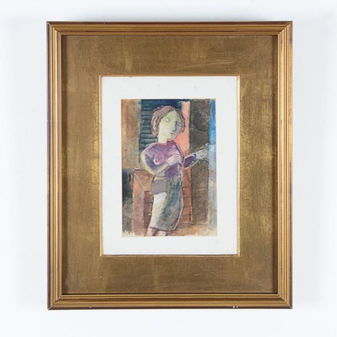 Lasar Segall, Figura com Vestido Roxo 