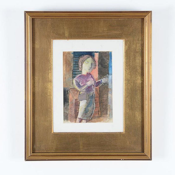 Lasar Segall, Figura com Vestido Roxo 