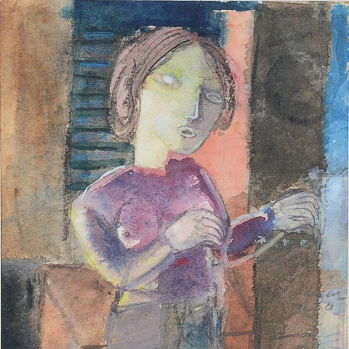Lasar Segall, Figura com Vestido Roxo 