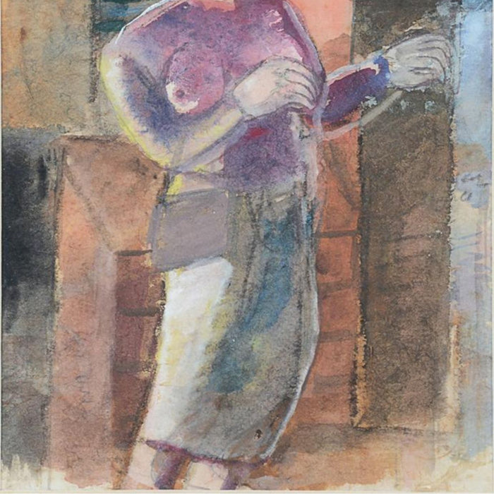 Lasar Segall, Figura com Vestido Roxo 