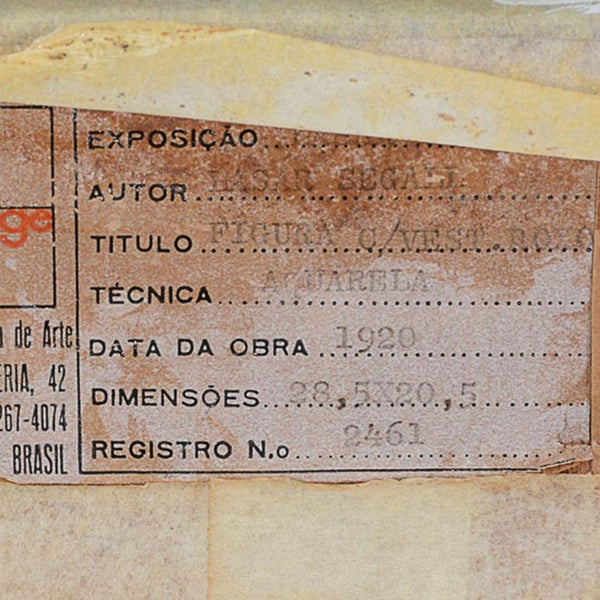 Lasar Segall, Figura com Vestido Roxo 