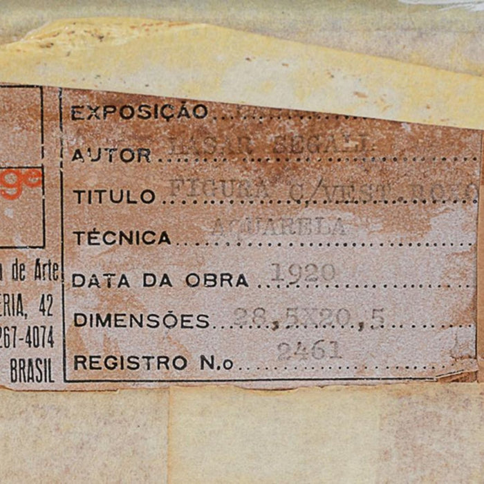 Lasar Segall, Figura com Vestido Roxo 