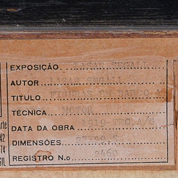 Lasar Segall, Figura em Barco a Motor