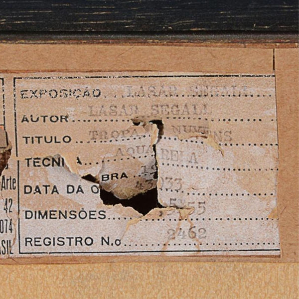Lasar Segall, Tropas e Nuvens