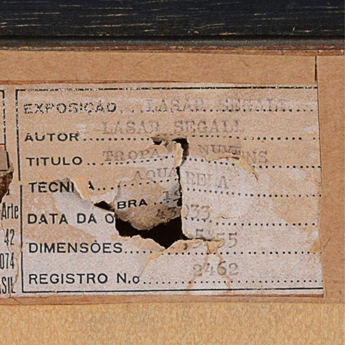 Lasar Segall, Tropas e Nuvens