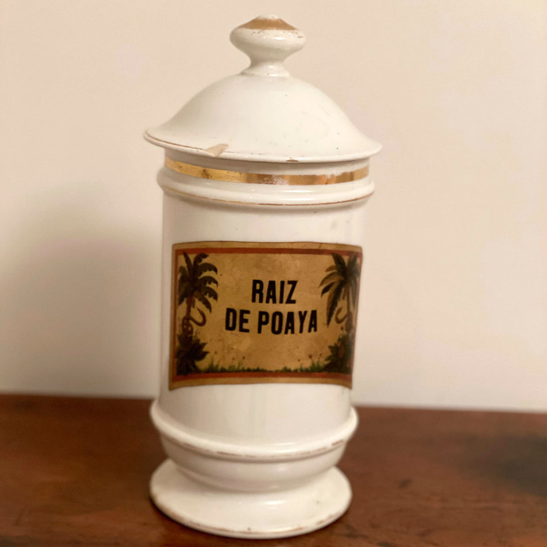 Pote de Farmácia em Porcelana