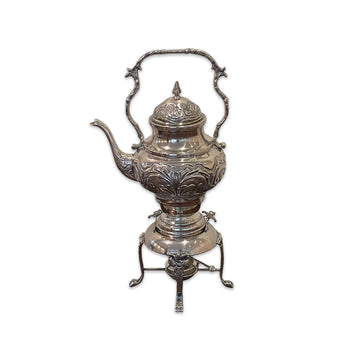 Samovar em Metal Prateado