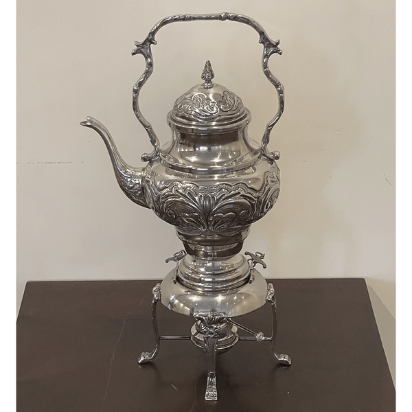 Samovar em Metal Prateado