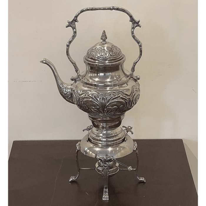 Samovar em Metal Prateado
