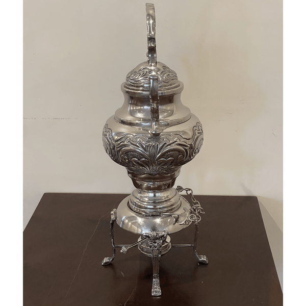 Samovar em Metal Prateado
