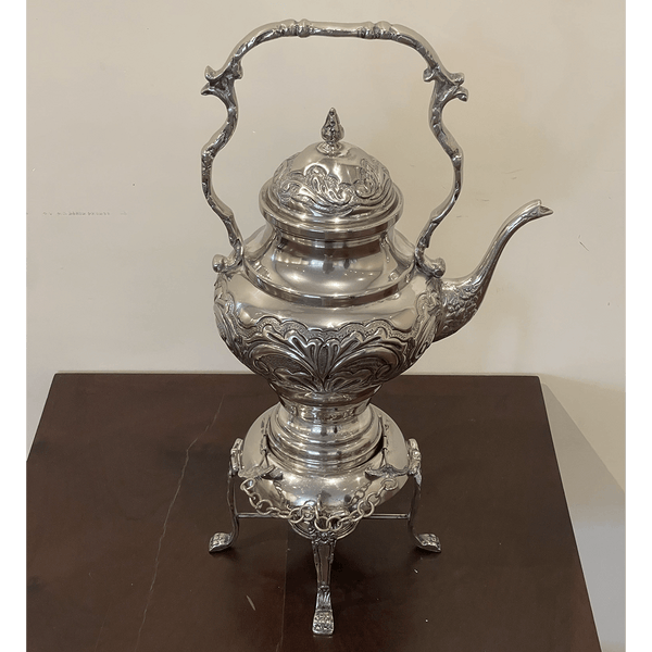 Samovar em Metal Prateado