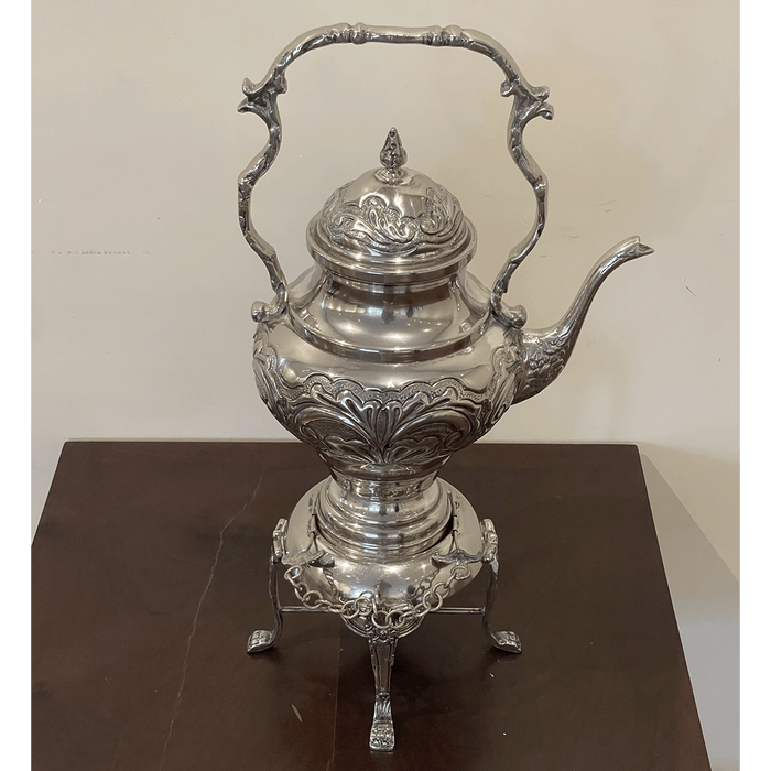 Samovar em Metal Prateado
