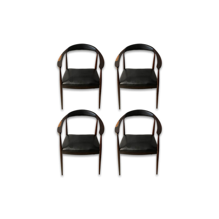 Set 04 Poltronas The Chair II by    Hans Wegner