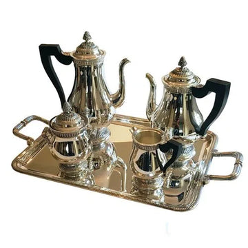 Conjunto de Chá e Café Christofle Perles