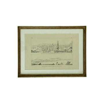 Gravura Rio de Janeiro I, J.B. Debret