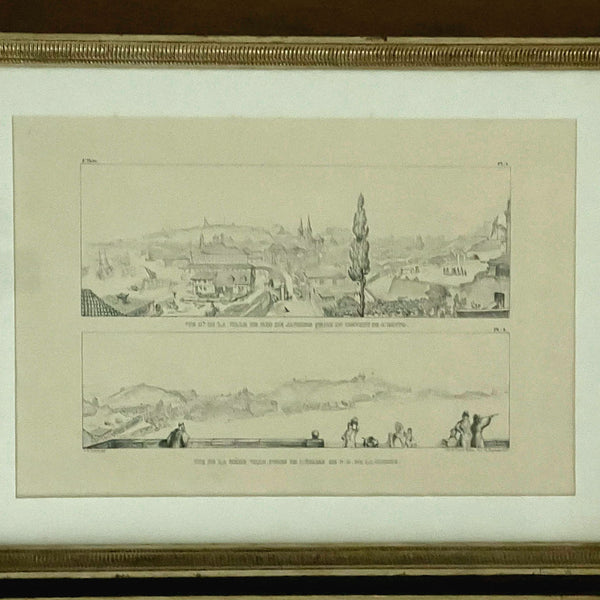 Gravura Rio de Janeiro I, J.B. Debret