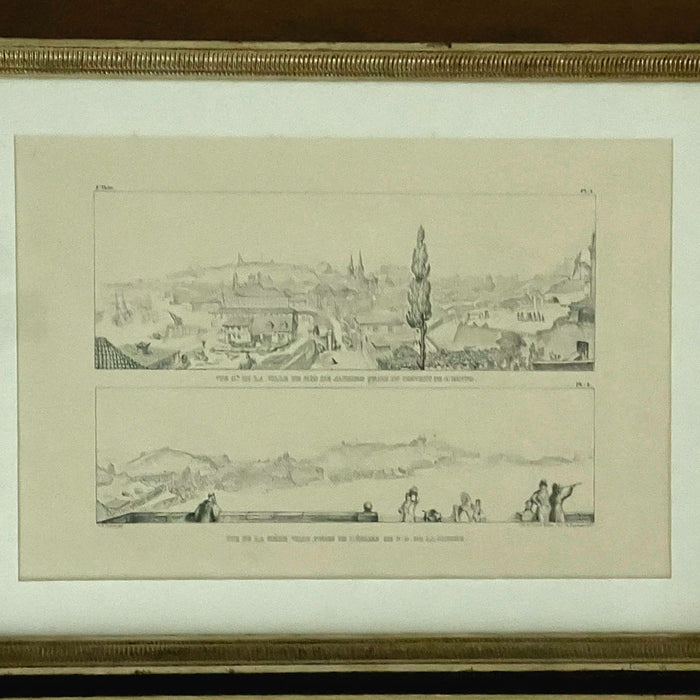 Gravura Rio de Janeiro I, J.B. Debret