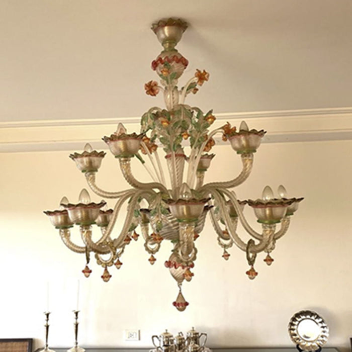 Lustre em Vidro de Murano