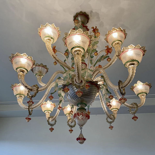 Lustre em Vidro de Murano