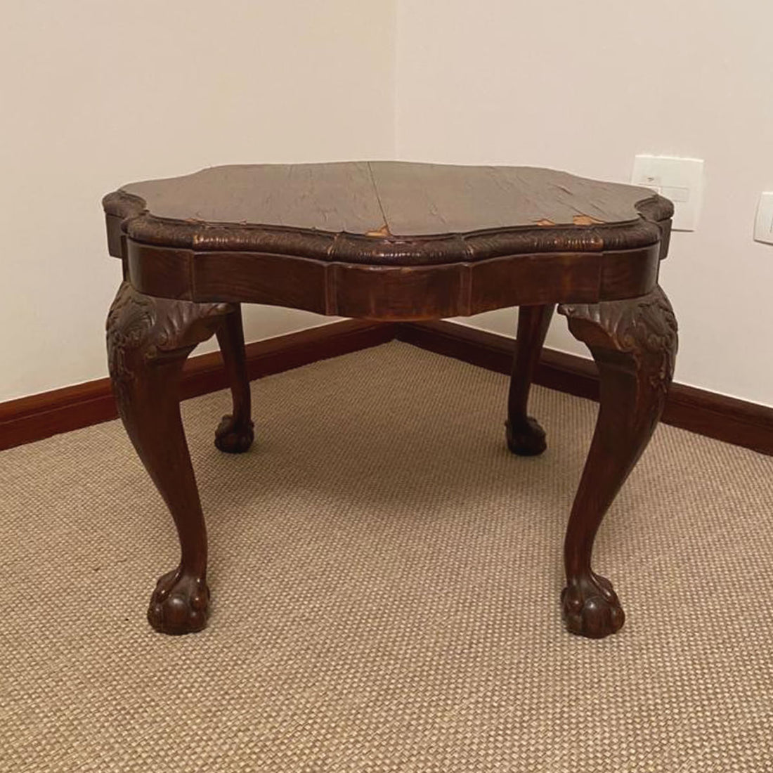 Mesa Lateral Mocho em Madeira