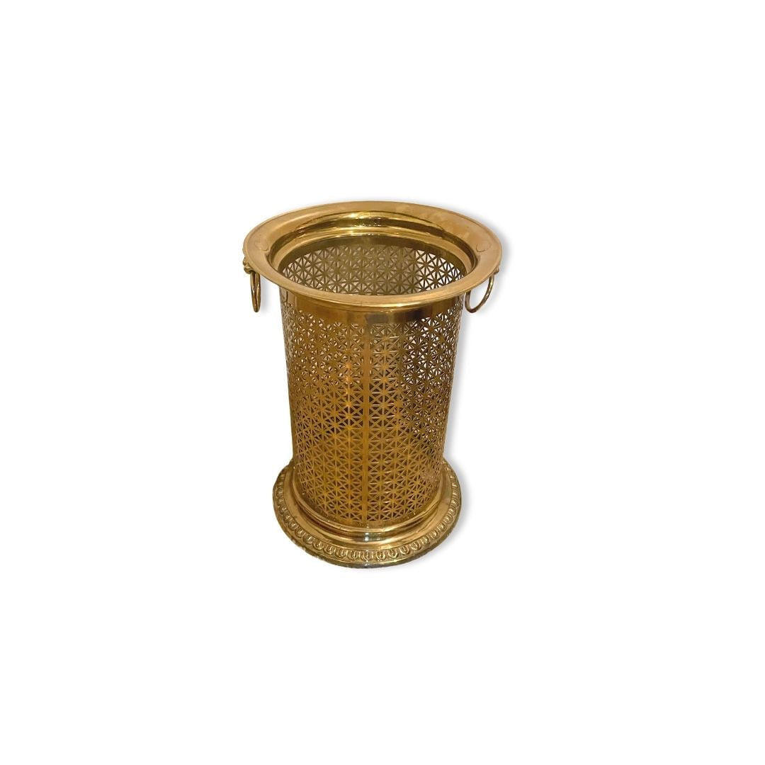 Porta Guarda Chuvas em Latão Dourado