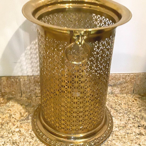 Porta Guarda Chuvas em Latão Dourado