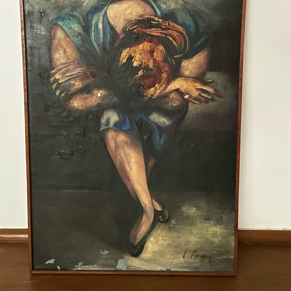 Mulher Abaixada no Colo, Irene Crespi